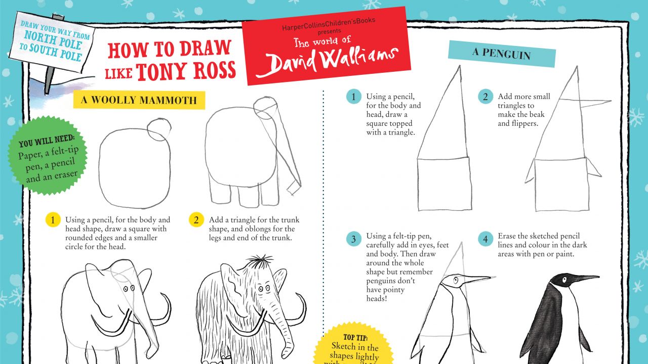 Learn to draw like Tony Ross! LoveReading4Kids Kids Zone